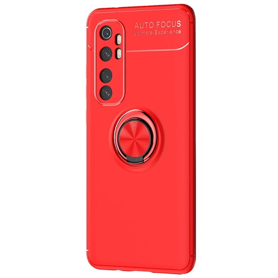 Xiaomi Mi Note 10 Lite CaseUp Finger Ring Holder Kılıf Kırmızı 2